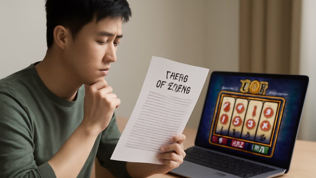 Điều khoản dịch vụ: Những điều bạn cần biết trước khi chơi game slot online