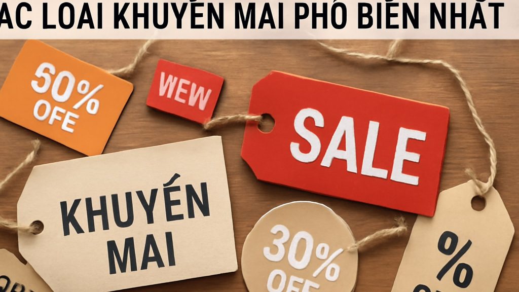 Minh họa: Các loại khuyến mãi phổ biến nhất
