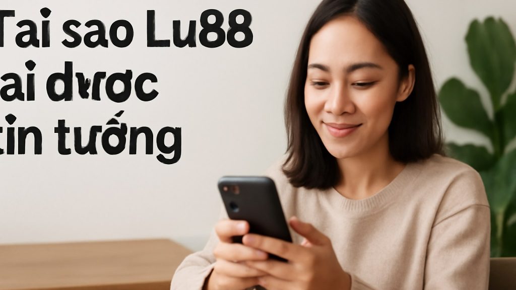 Minh họa: Tại sao Lu88 lại được tin tưởng
