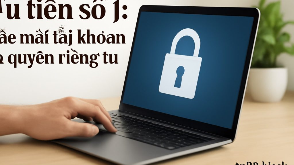 Minh họa: Ưu tiên số 1: Bảo mật tài khoản và quyền riêng tư